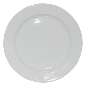 81335 Bord brede rand wit 28 cm.